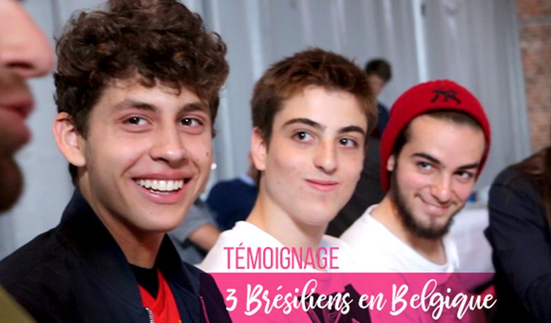(vidéo) Ces 3 élèves brésiliens ont adoré la Belgique !